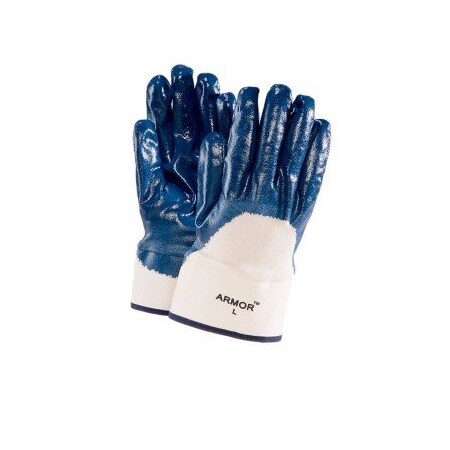 Pip Nitrile, Blue/Natural, 12 PK GLV358-MN